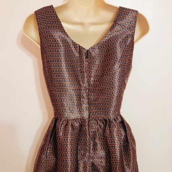 C Luce Geometric Sleeveless Fit and Flare Dress Small - Picture 8 of 13